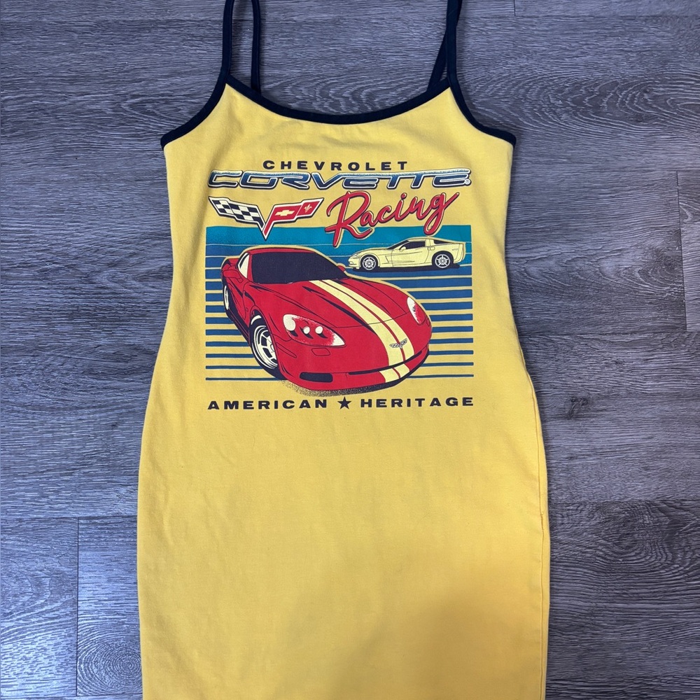 Hybrid Apparel Yellow and Blue GM Licensed Shirt